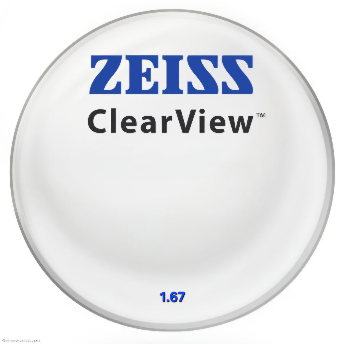 ClearView 1.67 Blueguard MC (Stock Lens)-ZEISS-Sin Chew Optics
