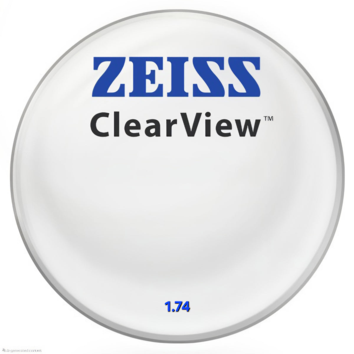 ClearView 1.74 Blueguard MC (Stock Lens)-ZEISS-Sin Chew Optics