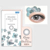 SEED Monthly Color Lens UV Gray & Dark Gray, 2/Box-SEED-Sin Chew Optics