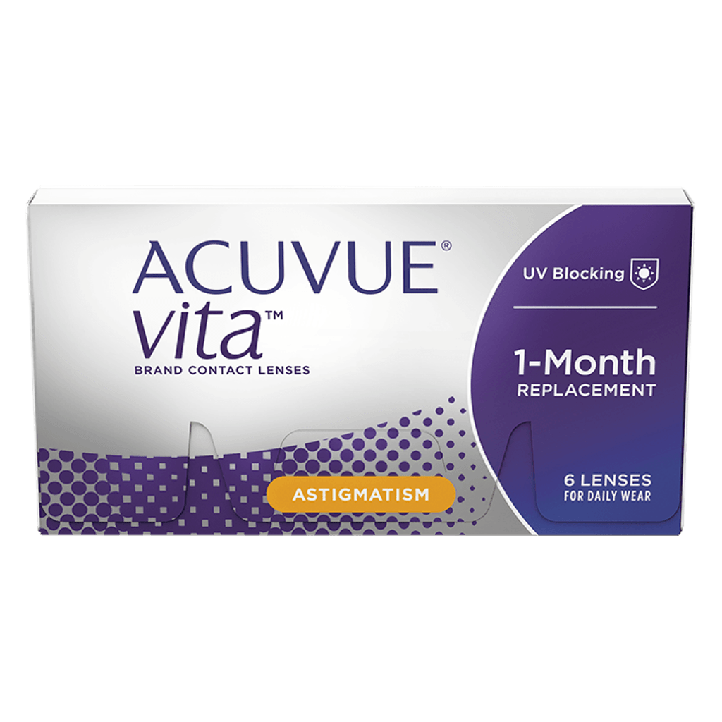 ACUVUE VITA for ASTIGMATISM, 6/Box-ACUVUE®-Sin Chew Optics